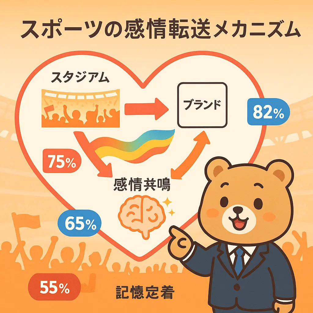 スポーツが持つ「感情転送」の力 - グローバルブランドが「音楽とスポーツ」を選ぶ理由:感情に乗るマーケティングの法則